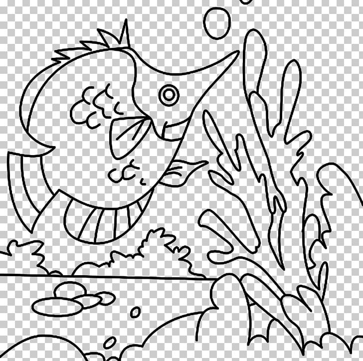 Coloring Book Siamese Fighting Fish PNG, Clipart, Angle, Animal, Black, Black And White, Cartoon Free PNG Download