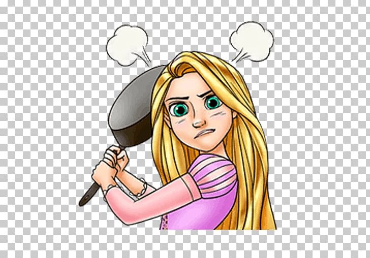 Rapunzel Sticker Telegram Tangled Emoticon PNG, Clipart, Arm, Cartoon, Child, Disney Princess, Emoticon Free PNG Download