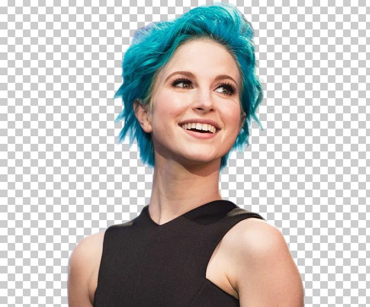 Hayley Williams Hairstyle Paramore Blue Hair Singer Png Clipart