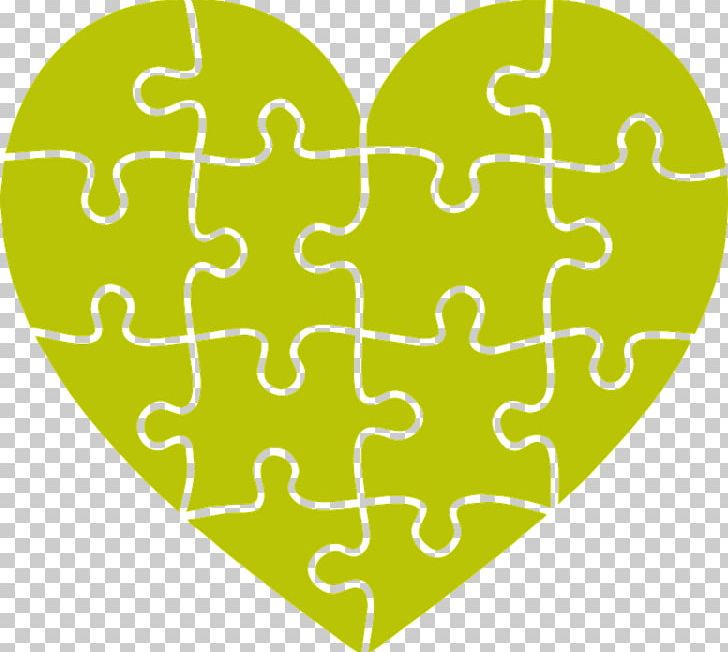 Jigsaw Puzzles Cdr Heart PNG, Clipart, Area, Cdr, Circle, Grass, Green Free PNG Download