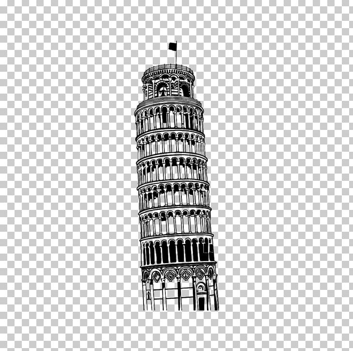 Leaning Tower Of Pisa Sticker Family Room PNG, Clipart, Adhesive, Bedroom, Black And White, Building, Chalet Free PNG Download