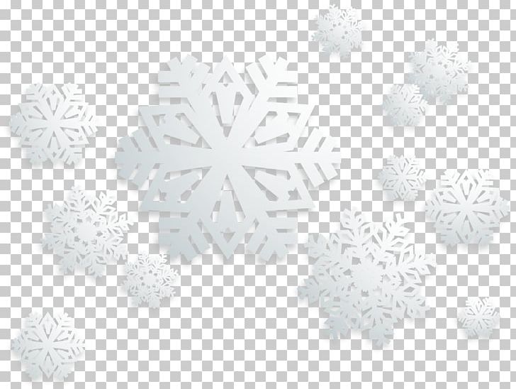 Black And White Snowflake Pattern PNG, Clipart, Black, Black And White, Creative Snow, Creative Winter, Design Free PNG Download