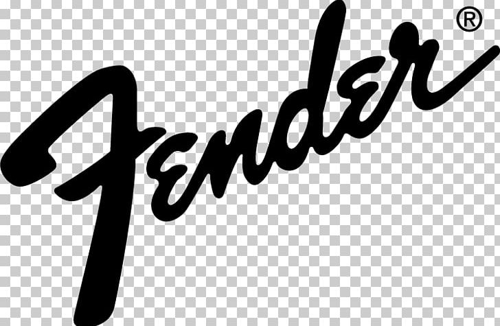 Fender Musical Instruments Corporation Fender Stratocaster Logo Decal PNG, Clipart, Area, Black And White, Brand, Calligraphy, Download Free PNG Download