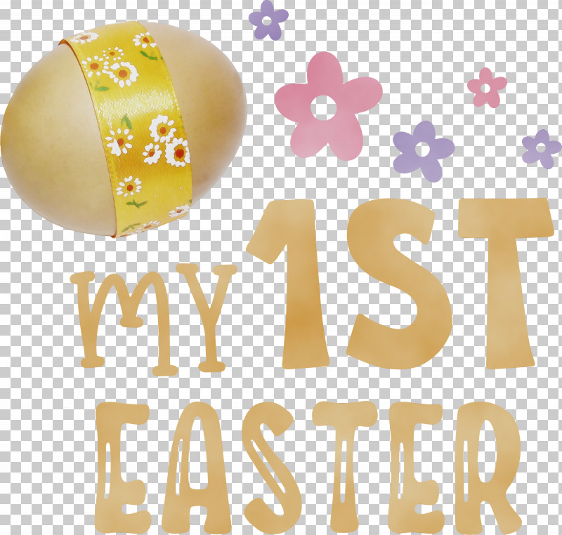 Yellow Font Meter PNG, Clipart, Happy Easter Day, Meter, My 1st Easter, Paint, Watercolor Free PNG Download