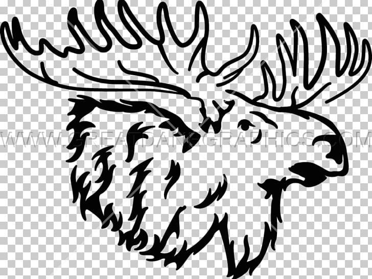 Moosehead Breweries Black And White Deer PNG, Clipart, Animals, Antler, Art, Artwork, Beak Free PNG Download