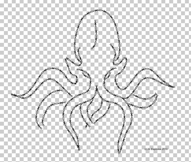 Octopus Line Art Character Sketch PNG, Clipart, Art, Artwork, Black And White, Cadena, Character Free PNG Download