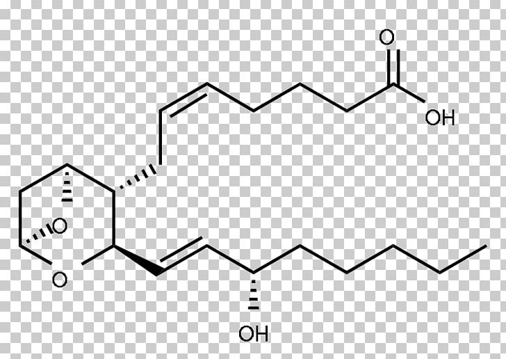 Thromboxane A2 Chemistry Chemical Substance Molecule PNG, Clipart, Acid, Angle, Area, Aspirin, Black And White Free PNG Download