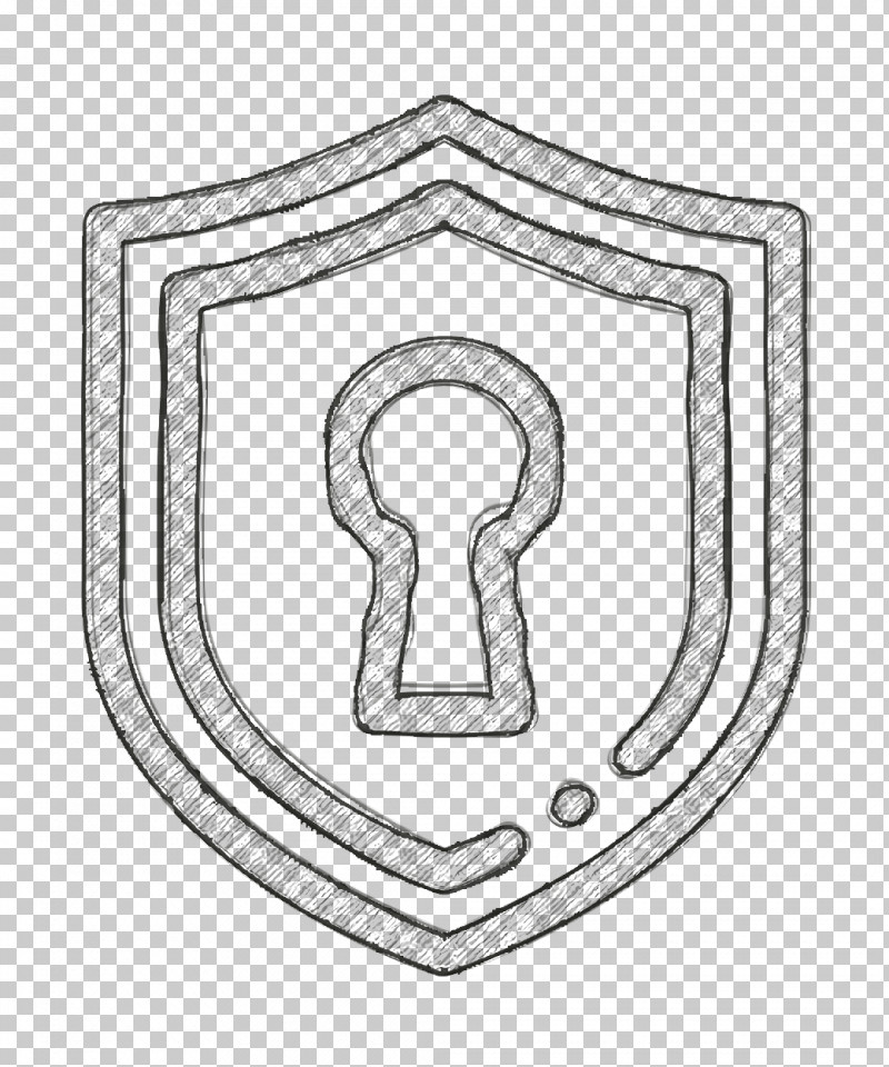Keyhole Icon Shield Icon Security Icon PNG, Clipart, Black, Geometry, Keyhole Icon, Line, Line Art Free PNG Download