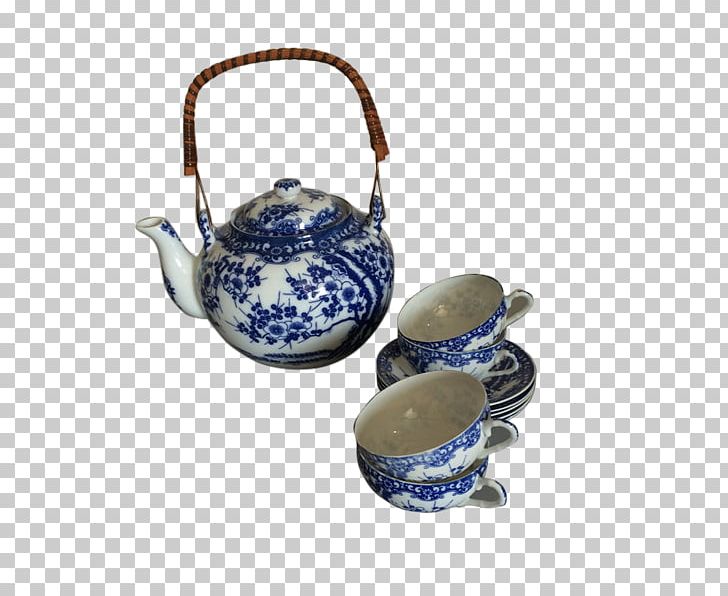 Teapot Tea Set Ceramic Kettle PNG, Clipart, Blue And White Porcelain, Blue And White Pottery, Ceramic, Clay, Cup Free PNG Download