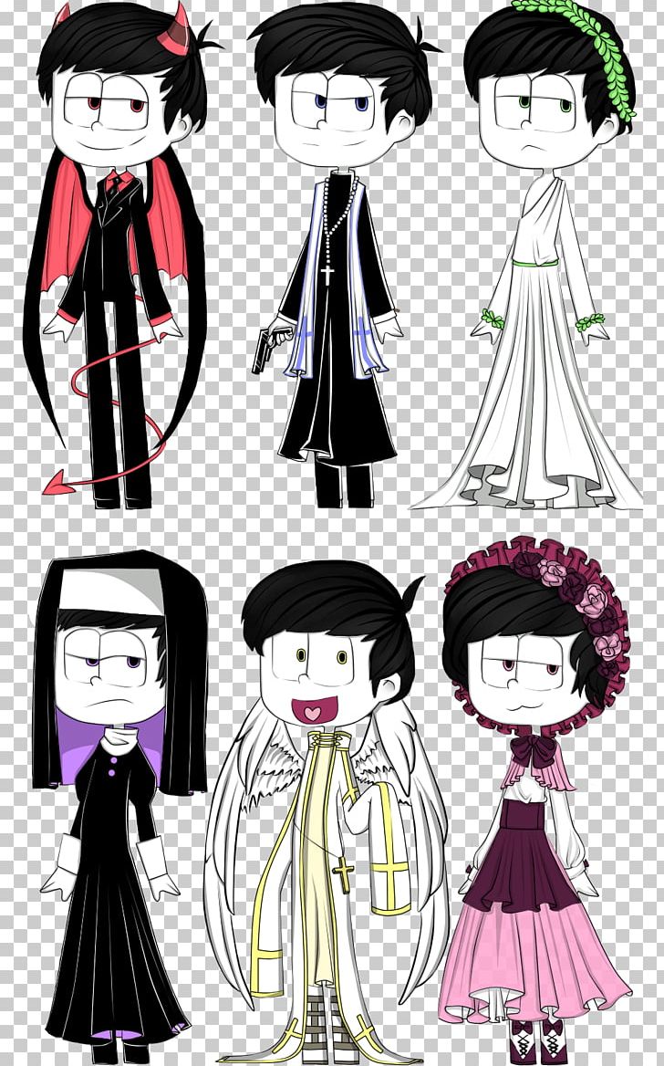 Gown Mangaka Uniform PNG, Clipart, Art, Black Hair, Cartoon, Character, Clothing Free PNG Download
