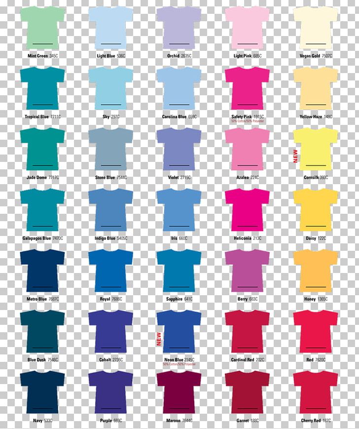 Color Chart For Gildan T Shirts