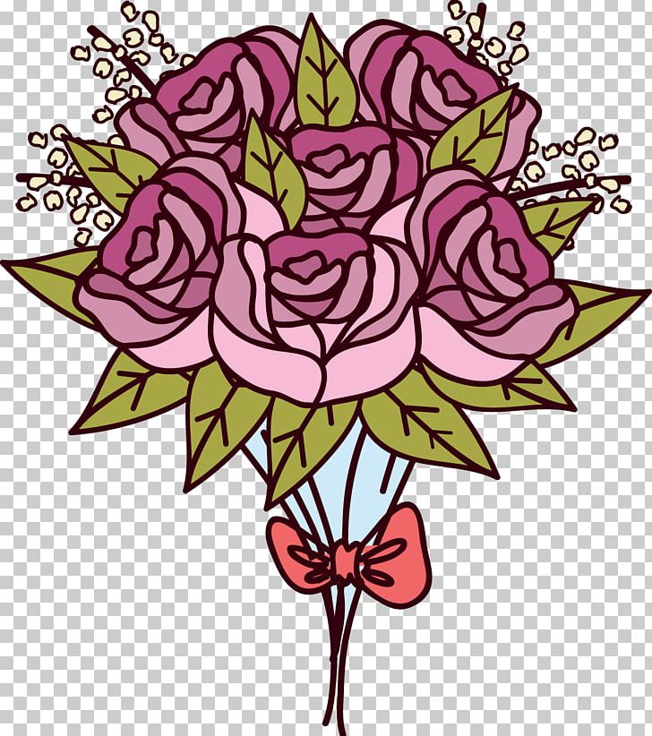 Floral Design Beach Rose Flower Bouquet PNG, Clipart, Art, Artwork, Bouquet, Bouquet Vector, Cre Free PNG Download