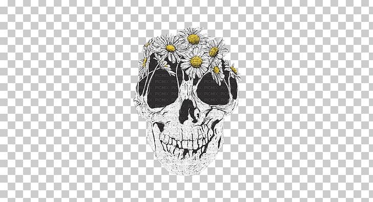 Human Skull Symbolism Calavera Skeleton PNG, Clipart, Art, Bone, Calavera, Common Daisy, Daisy Free PNG Download