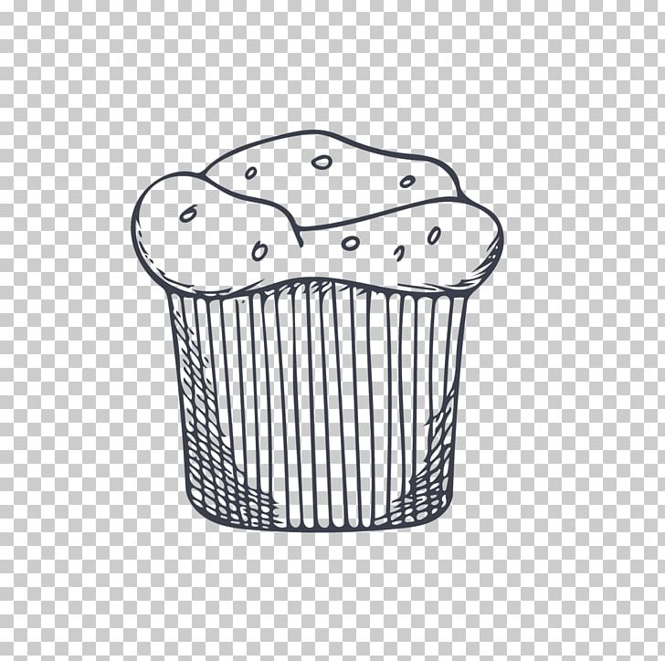 Cupcake Petit Gxe2teau Cream Fruitcake Birthday Cake PNG, Clipart, Angle, Baking, Basket, Birthday Cake, Black And White Free PNG Download