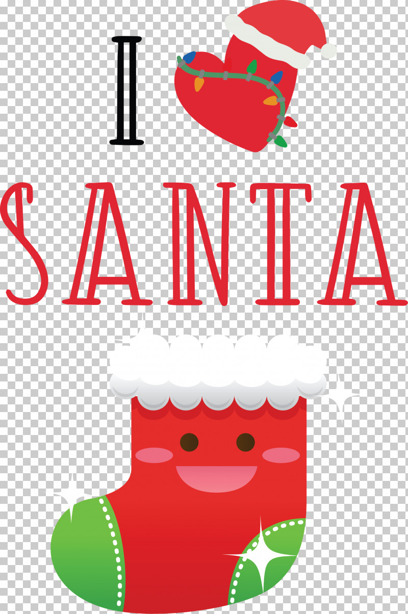 I Love Santa Santa Christmas PNG, Clipart, Cartoon, Christmas, Christmas Day, Christmas Music, Christmas Stocking Christmas Free PNG Download