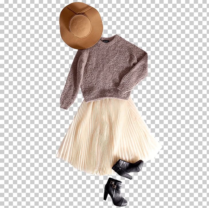 Fur Skirt Brown Neck Dress PNG, Clipart, Brown, Clothing, Day Dress, Dress, Fur Free PNG Download