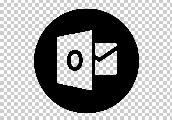Microsoft Outlook Outlook.com Personal Storage Table Email PNG, Clipart, Angle, Area, Black And White, Brand, Circle Free PNG Download