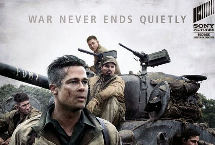 Brad Pitt Hollywood Fury Wardaddy Film PNG, Clipart, Actor, Army, Behind Enemy Lines, Brad Pitt, Celebrities Free PNG Download