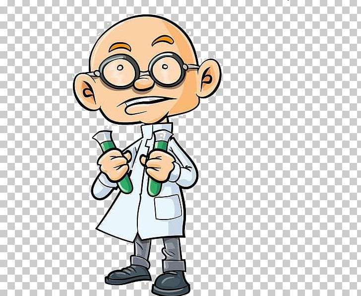 Cartoon Scientist Illustration PNG, Clipart, Beaker, Boy, Cartoon Arms, Cartoon Character, Cartoon Eyes Free PNG Download