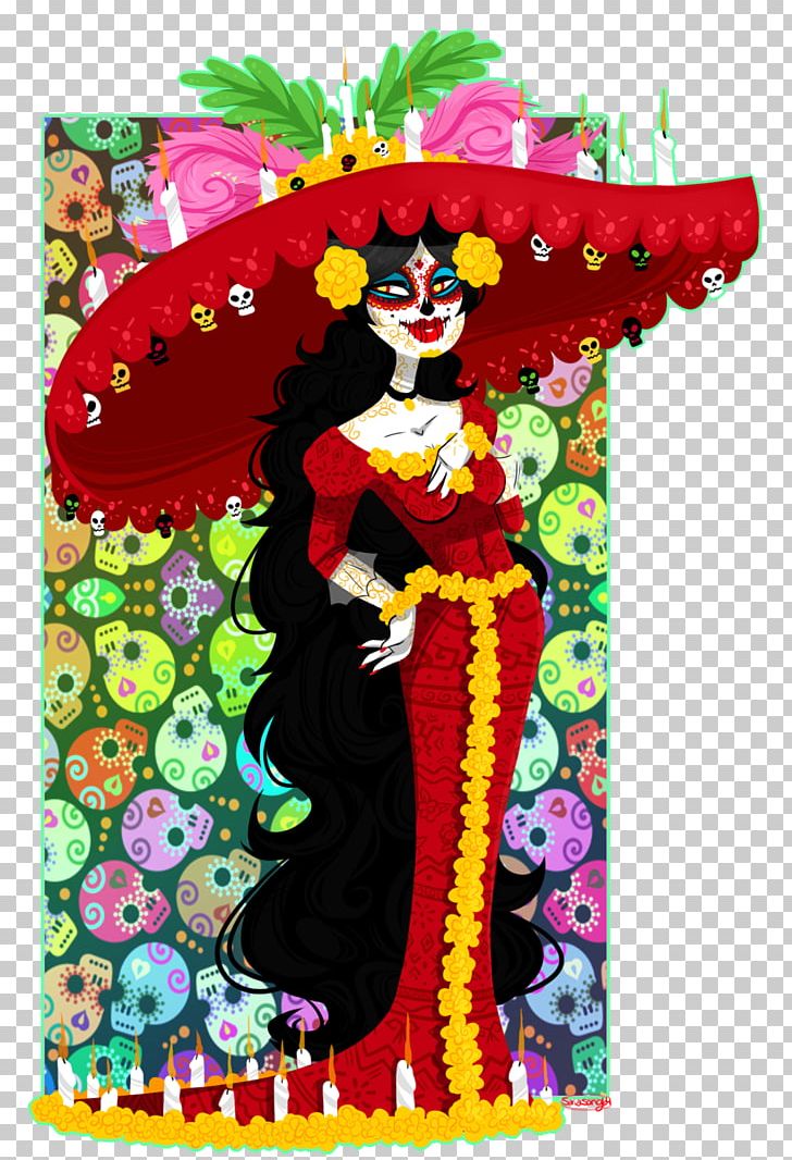 La Calavera Catrina Santa Muerte Character Drawing Art PNG, Clipart, Art, Artist, Book Of Life, Character, Death Free PNG Download