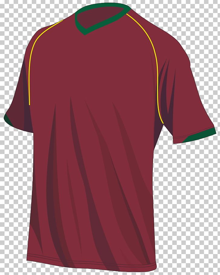 Sports Fan Jersey T-shirt Sleeve Outerwear PNG, Clipart, Active Shirt, Angle, Clothing, Jersey, Maroon Free PNG Download