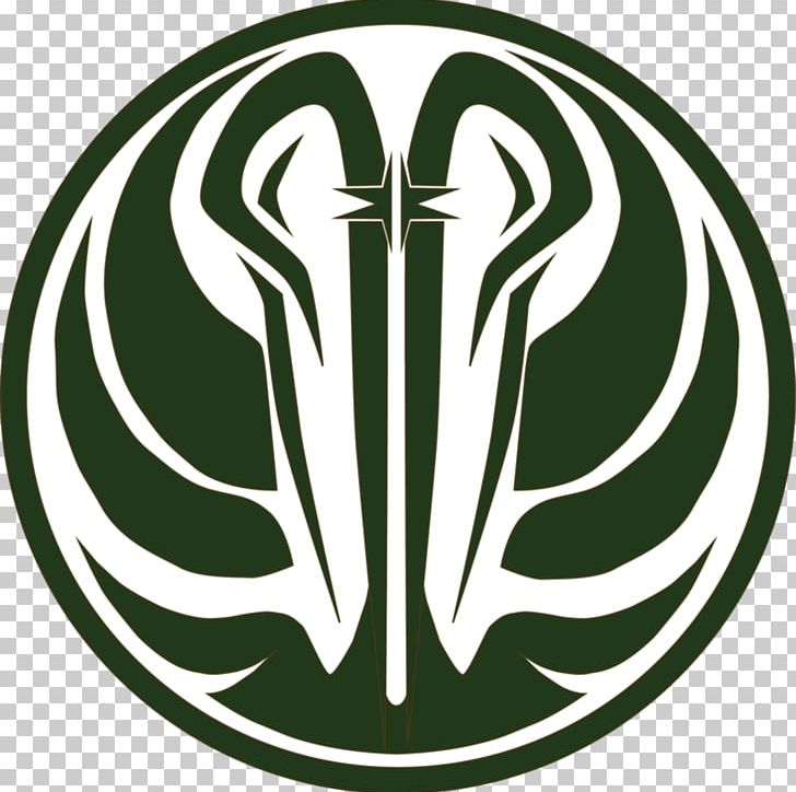 Star Wars: The Old Republic Symbol Jedi Galactic Republic Star Wars Knights Of The Old Republic II: The Sith Lords PNG, Clipart, Emblem, Galactic Empire, Grass, Leaf, Logo Free PNG Download