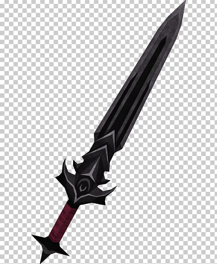 Old School Runescape Sword Png Clipart Black Sword Blade Cold Weapon Dagger Fantasy Free Png Download