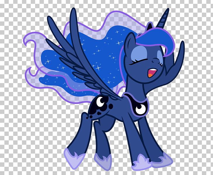 Pony Princess Luna Twilight Sparkle Princess Celestia Fluttershy PNG, Clipart, Animal Figure, Blue, Cartoon, Electric Blue, Eyes Closed Free PNG Download
