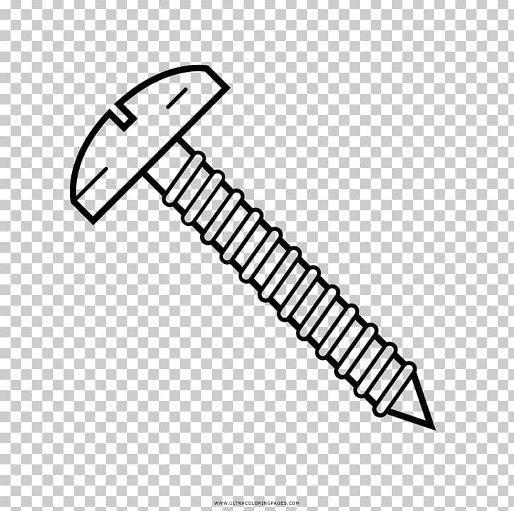 Drawing Coloring Book Screw Line Art PNG, Clipart, Angle, Area, Ausmalbild, Black, Black And White Free PNG Download