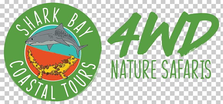 Logo Shark Bay Coastal Tours Brand Font Nature PNG, Clipart, Brand, Fourwheel Drive, Grass, Green, Label Free PNG Download