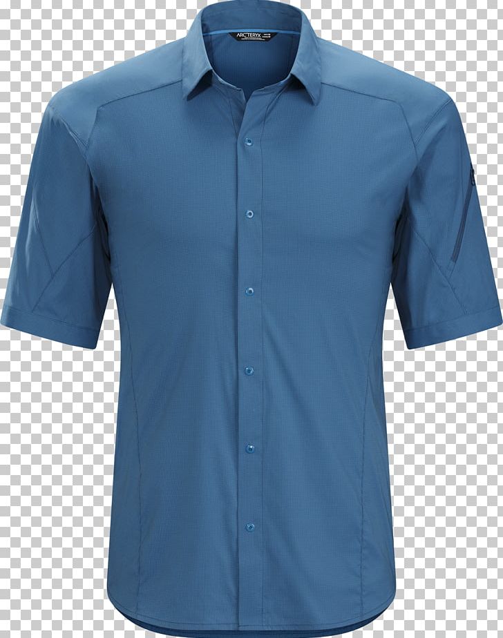 Polo Shirt T-shirt Sleeve Clothing PNG, Clipart, Active Shirt, Blue, Button, Clothing, Collar Free PNG Download