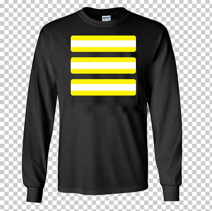 Long-sleeved T-shirt Hoodie Clothing PNG, Clipart, Active Shirt, Black, Black And Yellow Stripes, Bodysuits Unitards, Brand Free PNG Download