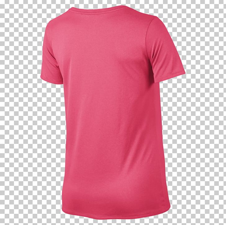 T-shirt Shoulder Sleeve Pink M PNG, Clipart, Active Shirt, Clothing, Joint, Magenta, Neck Free PNG Download