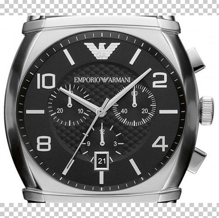 Watch Emporio Armani AR2448 Chronograph Jewellery PNG, Clipart, Accessories, Armani, Black And White, Black Leather Strap, Brand Free PNG Download