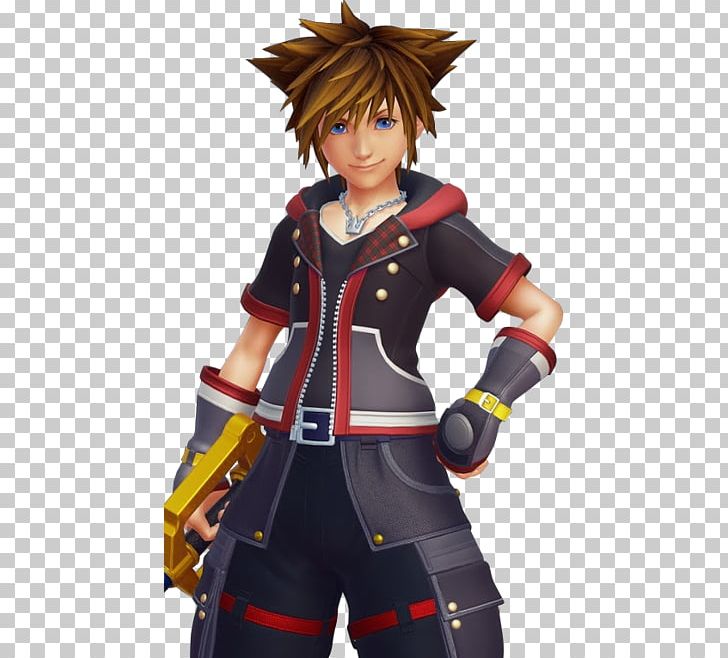 Kingdom Hearts III Kingdom Hearts: Chain Of Memories Sora PNG, Clipart, Action Figure, Anime, Character, Costume, Figurine Free PNG Download