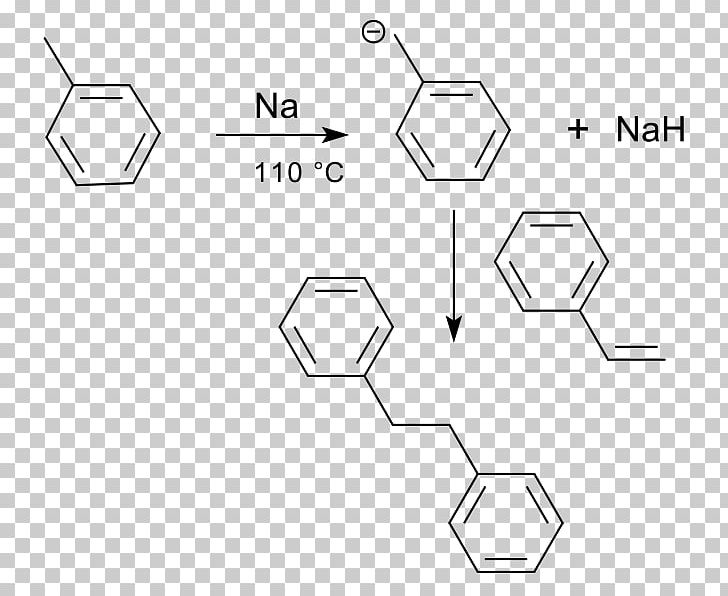 Nucleophile Styrene Nucleophilic Addition Carbanion Toluene PNG, Clipart, Angle, Area, Benzene, Black And White, Brand Free PNG Download