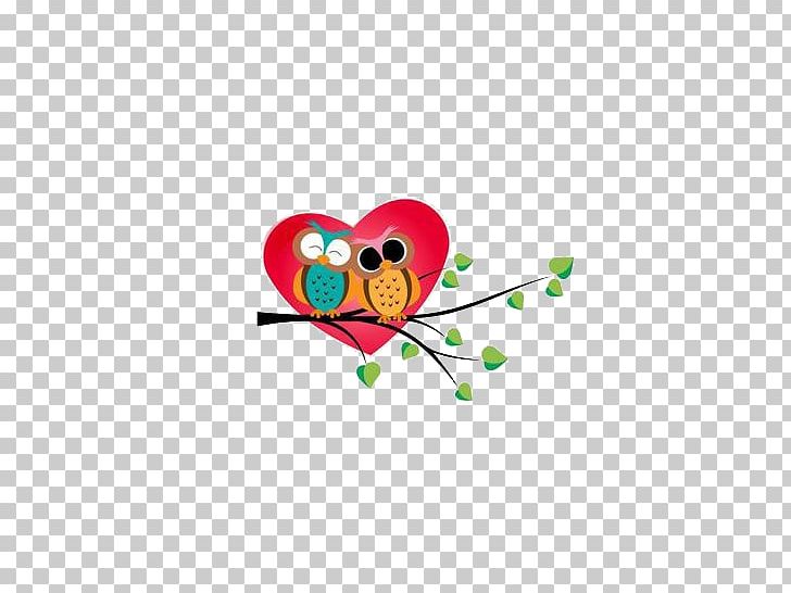 Owl Love Valentines Day Heart PNG, Clipart, Animals, Art, Beak, Bird, Branches Free PNG Download