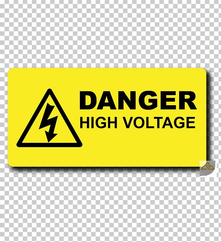 Warning Label Voltage Hazard PNG, Clipart, Area, Brand, Danger, Danger High Voltage, Electrical Safety Free PNG Download