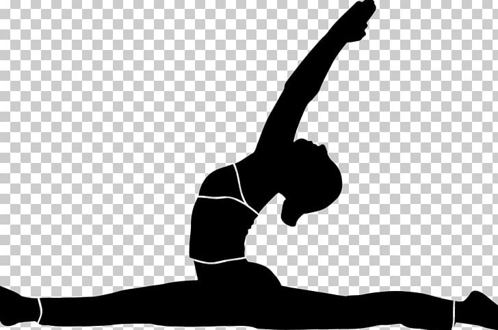 Yoga Silhouette Posture Exercise PNG, Clipart, Angle, Arm, Balance, Black And White, Contour Drawing Free PNG Download