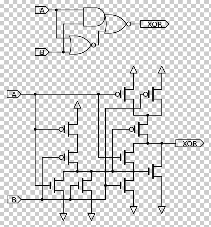 XOR Gate Computer Font PNG, Clipart, And Gate, Angle, Area, Black And White, Cmos Free PNG Download