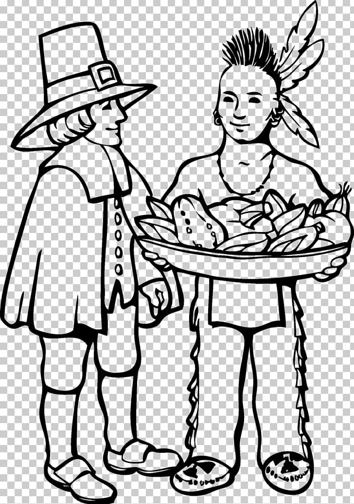 Squanto Pilgrims Thanksgiving Coloring Book Public Holiday PNG, Clipart, Arm, Art, Black And White, Child, Emotion Free PNG Download