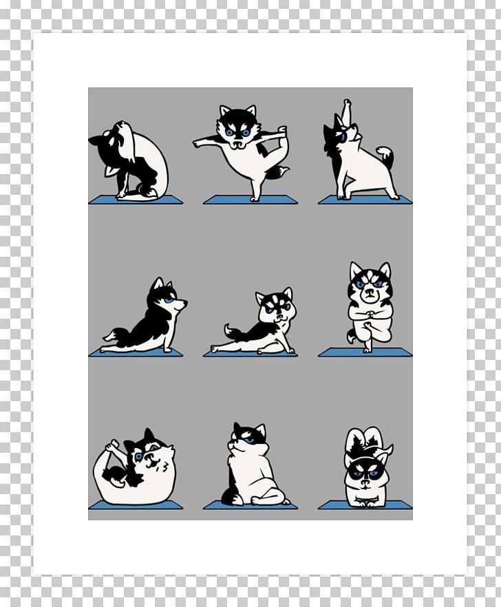 T-shirt TeePublic Original Penguin Siberian Husky Yoga PNG, Clipart, Bird, Black And White, Canidae, Carnivoran, Cartoon Free PNG Download