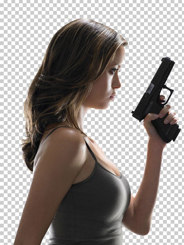 Firearm Woman Weapon Semi-automatic Pistol PNG, Clipart, Arm, Brown Hair, Chamber, Firearm, Girl Free PNG Download