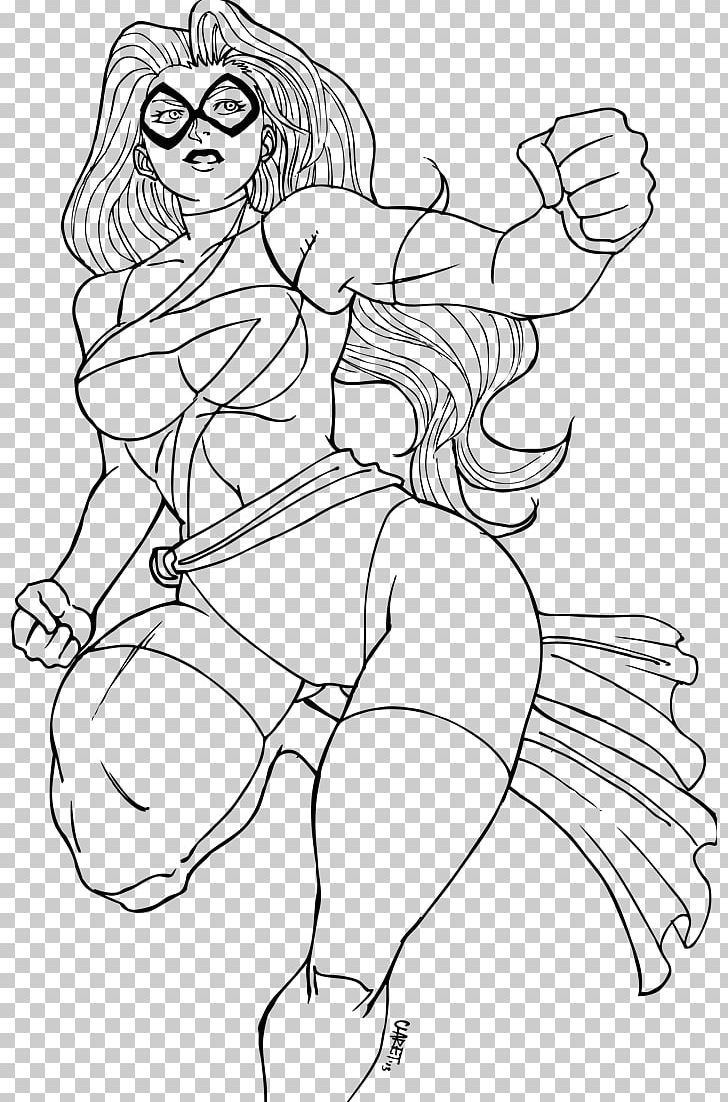 Line Art Carol Danvers Psylocke Drawing Marvel Comics PNG, Clipart, Angle, Arm, Black, Black And White, Carol Danvers Free PNG Download
