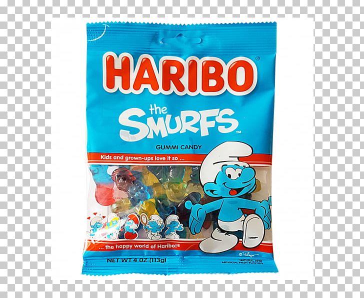 Gummi Candy Haribo The Smurfs Liquorice PNG, Clipart, Candy, Chocolate Bar, Confectionery, Food, Gelatin Dessert Free PNG Download