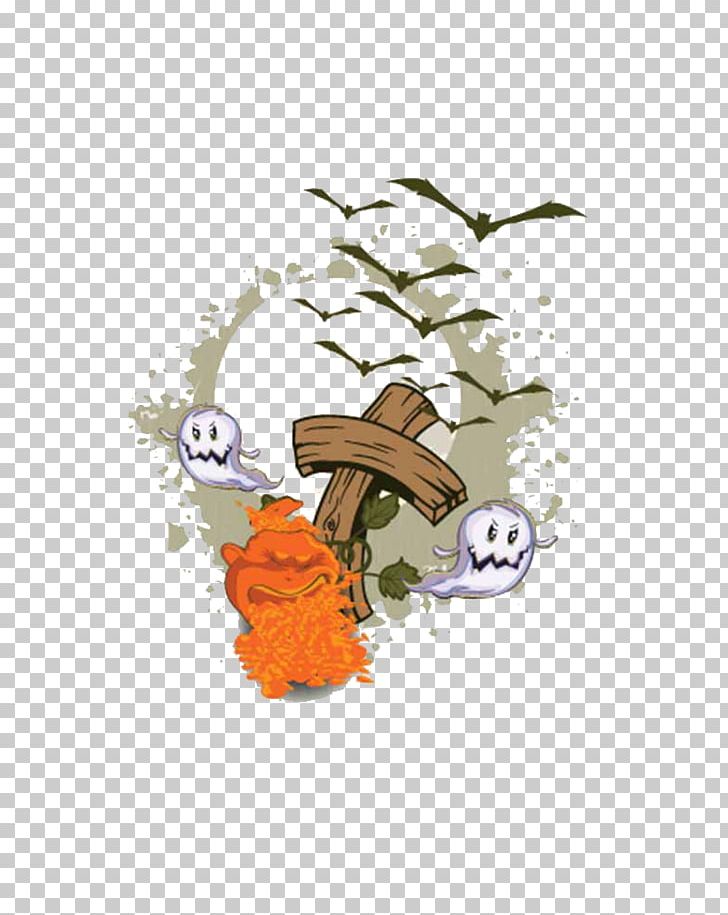 Halloween Poster Illustration PNG, Clipart, Art, Bird, Border Grave, Computer Wallpaper, Crying Graves Vector Free PNG Download