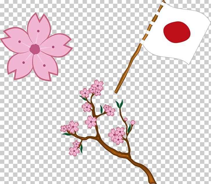 Flag Of Japan PNG, Clipart, Blossom, Blossoms Vector, Branch, Cherry Blossom, Cherry Blossoms Free PNG Download
