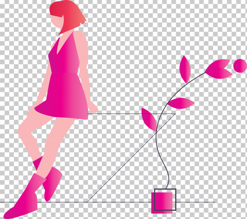 Modern Girl PNG, Clipart, Footwear, Human Leg, Leg, Magenta, Modern Girl Free PNG Download