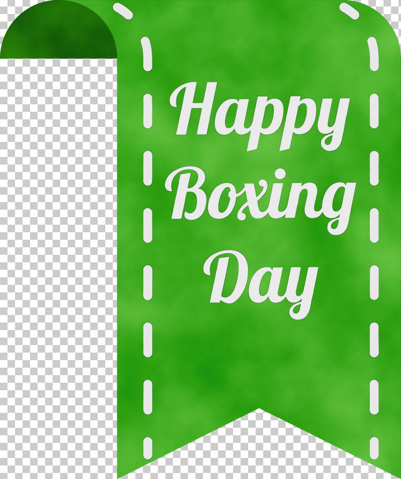 Green Text Font Line PNG, Clipart, Boxing Day, Green, Happy Boxing Day, Line, Paint Free PNG Download