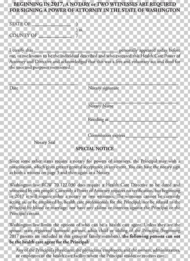 Document Power Of Attorney Notary Template Form PNG, Clipart, Area, Death, Death Certificate, Document, Form Free PNG Download